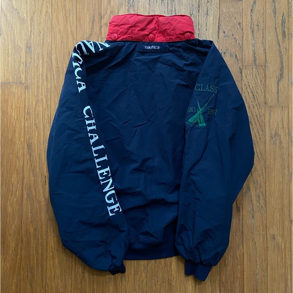 VINTAGE NAUTICA SAILING GEAR JACKET SIZE XL GOOD CONDITION MINOR DISCOLORATION - Picture 7 of 7